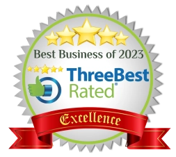 Three Best Rated Award - Best Business of 2023